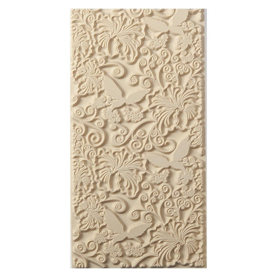 Texture Tile - Sweet Taste of Summer. Beige Texture Tiles are flexible, washable and can be used with any soft clay. Spritz with CoolSlip or dust on Dry Powder Release for stick-free impressions when using metal clay and polymer clay.