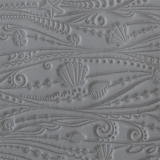 Texture Tile - Ocean Motion sample rolled into clay