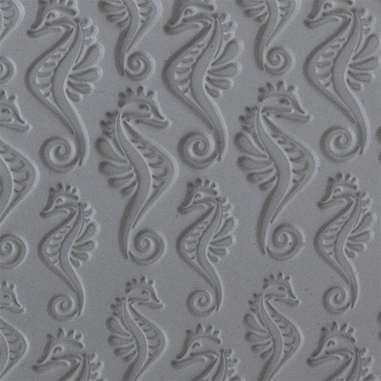 Texture Tile - Dragon of the Sea sample rolled into clay