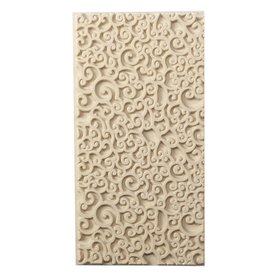 Texture Tile - Sea Foam. Beige Texture Tiles are flexible, washable and can be used with any soft clay. Spritz with CoolSlip or dust on Dry Powder Release for stick-free impressions when using metal clay and polymer clay.