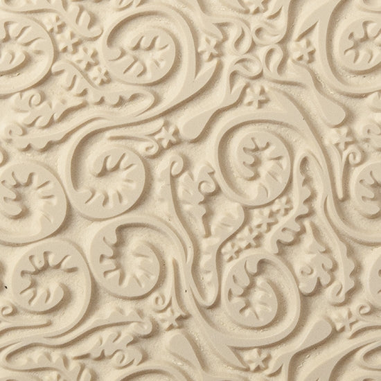 Texture Tile - Desert Wind. Beige Texture Tiles are flexible, washable and can be used with any soft clay. Spritz with CoolSlip or dust on Dry Powder Release for stick-free impressions when using metal clay and polymer clay.