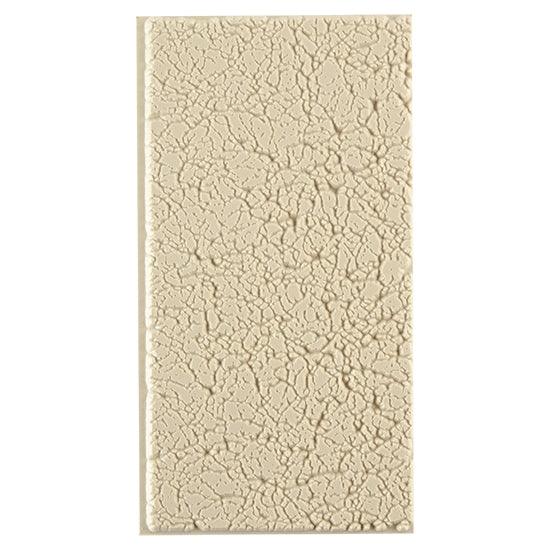 Texture Tile - Scrungie. Beige Texture Tiles are flexible, washable and can be used with any soft clay. Spritz with CoolSlip or dust on Dry Powder Release for stick-free impressions when using metal clay and polymer clay.