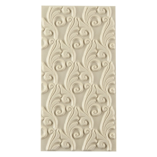 Texture Tile - Dancing Waters. Beige Texture Tiles are flexible, washable and can be used with any soft clay. Spritz with CoolSlip or dust on Dry Powder Release for stick-free impressions when using metal clay and polymer clay.