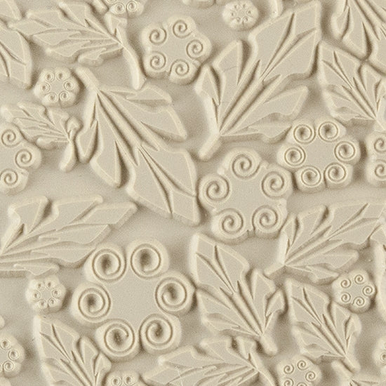 Texture Tile - Forest Floor. Beige Texture Tiles are flexible, washable and can be used with any soft clay. Spritz with CoolSlip or dust on Dry Powder Release for stick-free impressions when using metal clay and polymer clay.