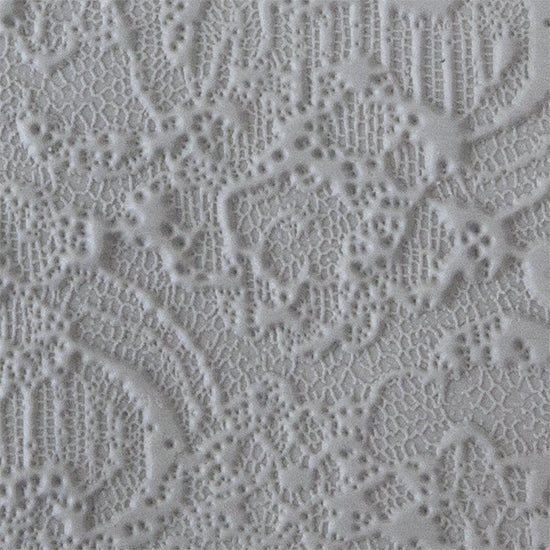 Texture Tile - Spanish Lace sample rolled into clay