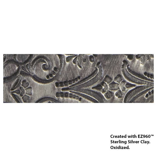 Texture Tile - Victorian Elegance silver sample