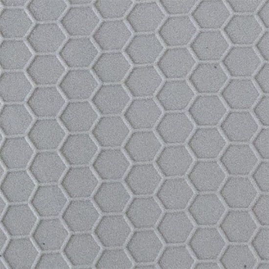 Texture Tile - Honeycomb Fineline sample rolled into clay