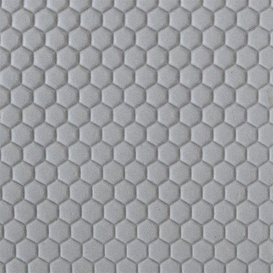 Texture Tile - Honeycomb sample rolled into clay