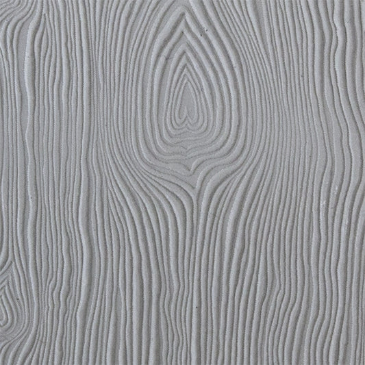 Texture Tile - Wood Grain Love Fineline sample rolled into clay