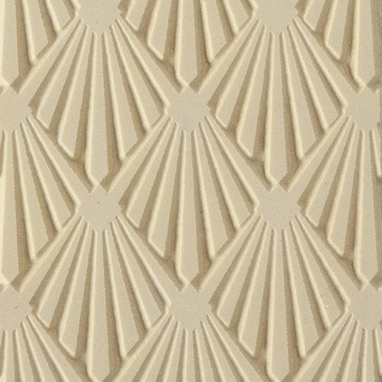 Texture Tile - Deco Diamond. Beige Texture Tiles are flexible, washable and can be used with any soft clay. Spritz with CoolSlip or dust on Dry Powder Release for stick-free impressions when using metal clay and polymer clay.