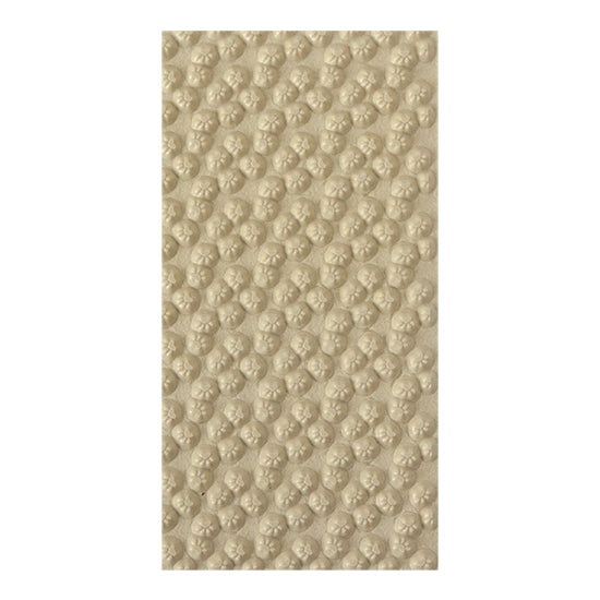 Texture Tile - Wipe Your Paws!. Beige Texture Tiles are flexible, washable and can be used with any soft clay. Spritz with CoolSlip or dust on Dry Powder Release for stick-free impressions when using metal clay and polymer clay.