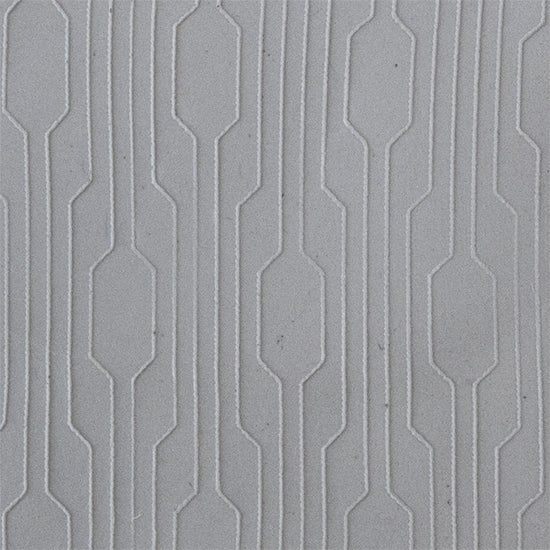 Texture Tile - Interlocking Fineline sample rolled into clay