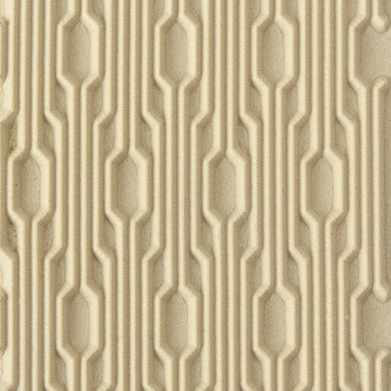 Texture Tile - Interlocking. Beige Texture Tiles are flexible, washable and can be used with any soft clay. Spritz with CoolSlip or dust on Dry Powder Release for stick-free impressions when using metal clay and polymer clay.