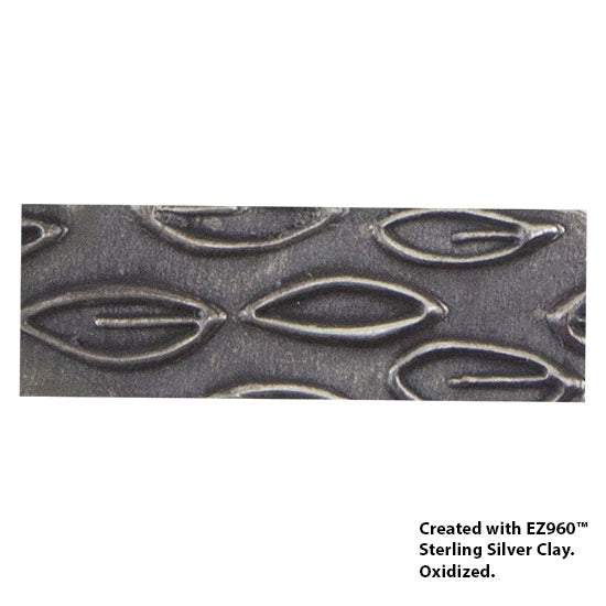 Texture Tile - Leaf Animation Embossed silver sample