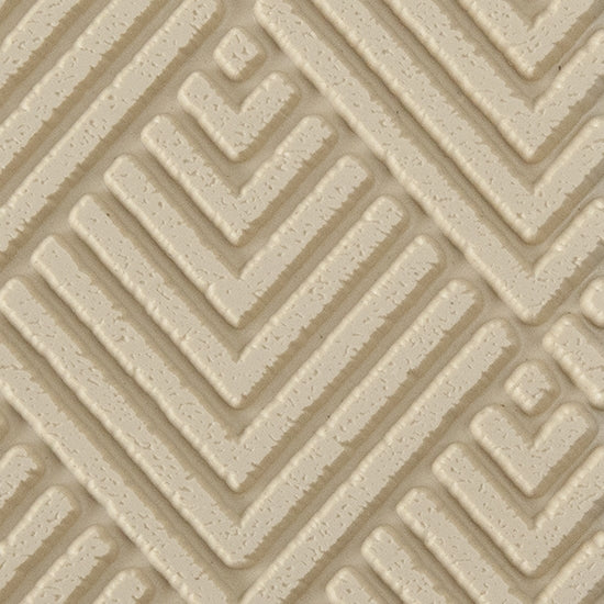 Texture Tile - Faded Square Pointers. Beige Texture Tiles are flexible, washable and can be used with any soft clay. Spritz with CoolSlip or dust on Dry Powder Release for stick-free impressions when using metal clay and polymer clay.