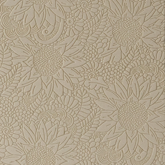 Texture Tile - Super Fineline Brilliant Blooms. Beige Texture Tiles are flexible, washable and can be used with any soft clay. Spritz with CoolSlip or dust on Dry Powder Release for stick-free impressions when using metal clay and polymer clay.