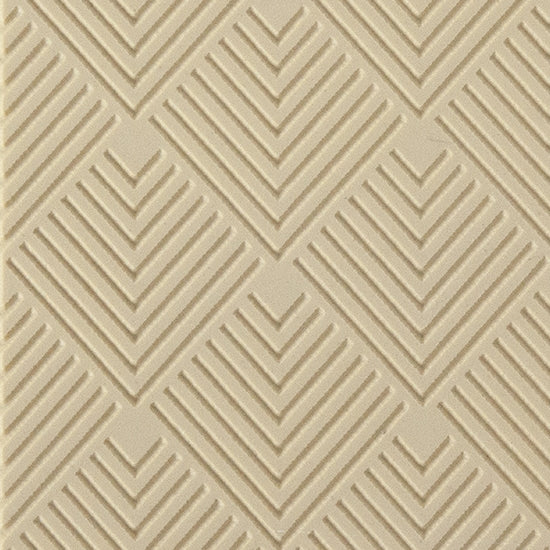 Texture Tile - 3D Squares. Beige Texture Tiles are flexible, washable and can be used with any soft clay. Spritz with CoolSlip or dust on Dry Powder Release for stick-free impressions when using metal clay and polymer clay.