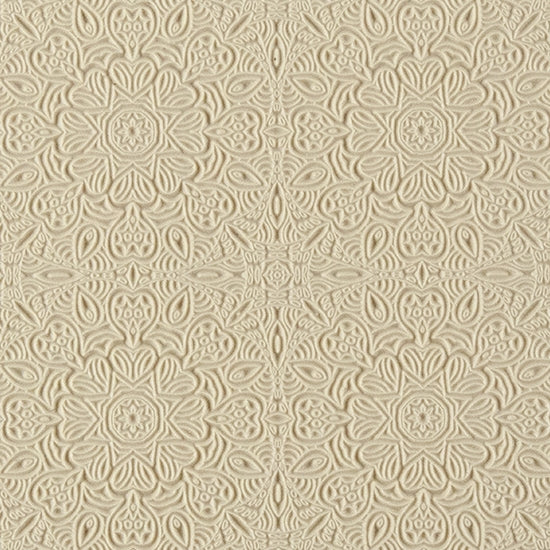 Texture Tile - Heart Laced. Beige Texture Tiles are flexible, washable and can be used with any soft clay. Spritz with CoolSlip or dust on Dry Powder Release for stick-free impressions when using metal clay and polymer clay.