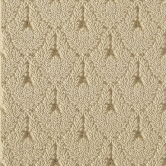 Texture Tile - Blooming Lotus. Beige Texture Tiles are flexible, washable and can be used with any soft clay. Spritz with CoolSlip or dust on Dry Powder Release for stick-free impressions when using metal clay and polymer clay.