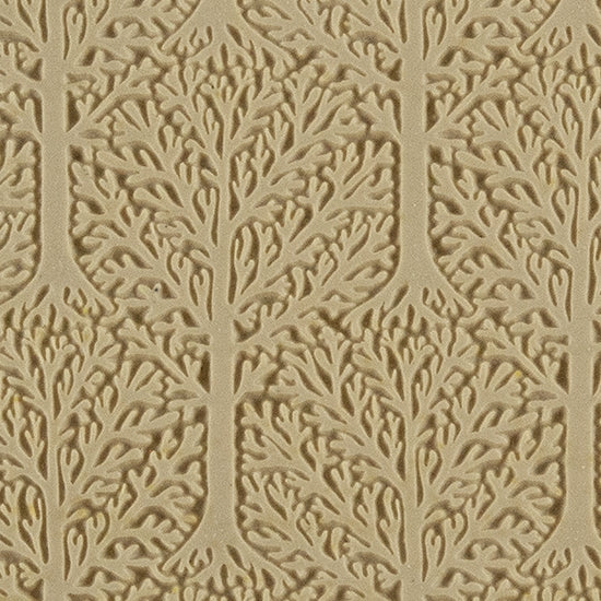 Texture Tile - Lost in the Woods. Beige Texture Tiles are flexible, washable and can be used with any soft clay. Spritz with CoolSlip or dust on Dry Powder Release for stick-free impressions when using metal clay and polymer clay.