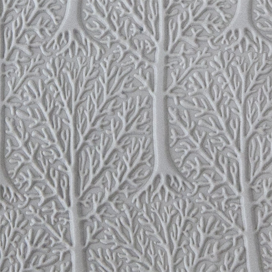 Texture Tile - Lost in the Woods Embossed sample rolled into clay