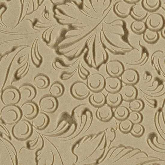 Texture Tile - Tuscany Dreams Embossed. Beige Texture Tiles are flexible, washable and can be used with any soft clay. Spritz with CoolSlip or dust on Dry Powder Release for stick-free impressions when using metal clay and polymer clay.