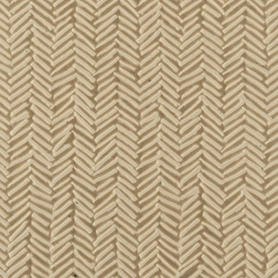 Texture Tile - Smudged Herringbone. Beige Texture Tiles are flexible, washable and can be used with any soft clay. Spritz with CoolSlip or dust on Dry Powder Release for stick-free impressions when using metal clay and polymer clay.