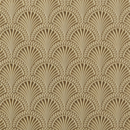 Texture Tile - Art Deco Shells. Beige Texture Tiles are flexible, washable and can be used with any soft clay. Spritz with CoolSlip or dust on Dry Powder Release for stick-free impressions when using metal clay and polymer clay.