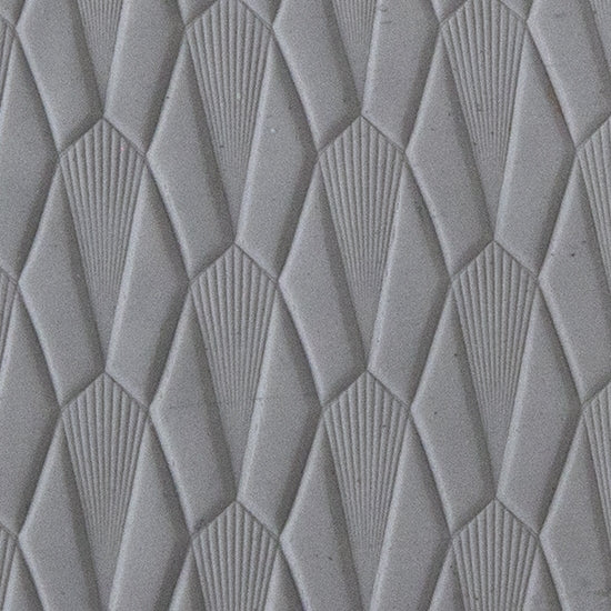 Texture Tile - Dove Tails sample rolled into clay