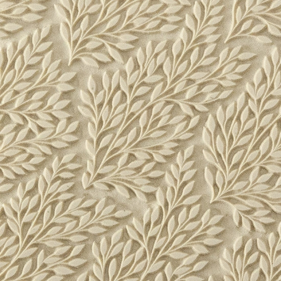 Texture Tile - Swaying Branches. Beige Texture Tiles are flexible, washable and can be used with any soft clay. Spritz with CoolSlip or dust on Dry Powder Release for stick-free impressions when using metal clay and polymer clay.