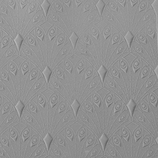 Texture Tile - Deco Drops sample rolled into clay