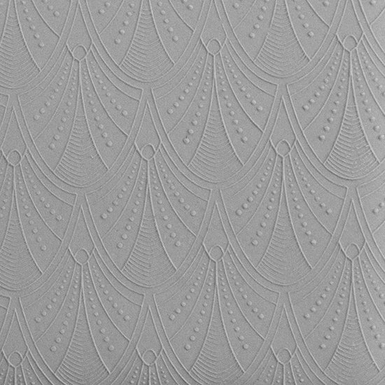 Texture Tile - Art Deco Arches Embossed sample rolled into clay