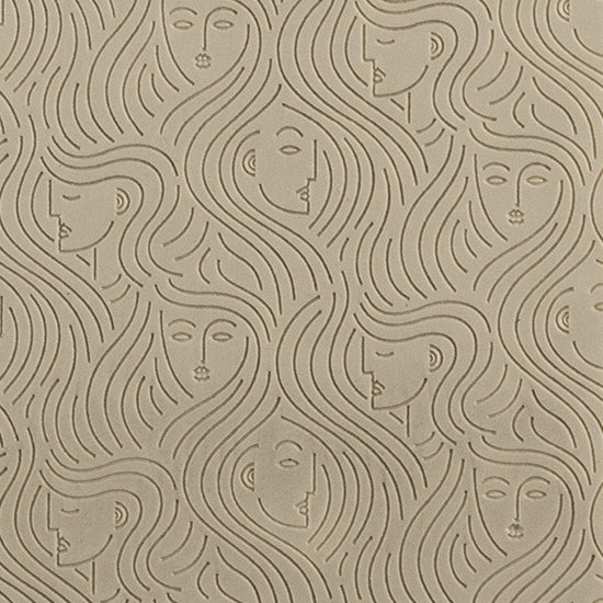 Texture Tile - In the Wind Embossed. Beige Texture Tiles are flexible, washable and can be used with any soft clay. Spritz with CoolSlip or dust on Dry Powder Release for stick-free impressions when using metal clay and polymer clay.