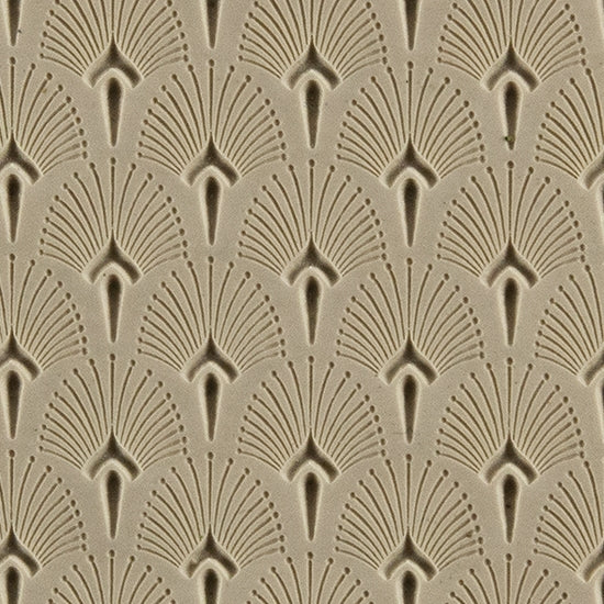 Texture Tile - Mediterranean Lights Embossed. Beige Texture Tiles are flexible, washable and can be used with any soft clay. Spritz with CoolSlip or dust on Dry Powder Release for stick-free impressions when using metal clay and polymer clay.