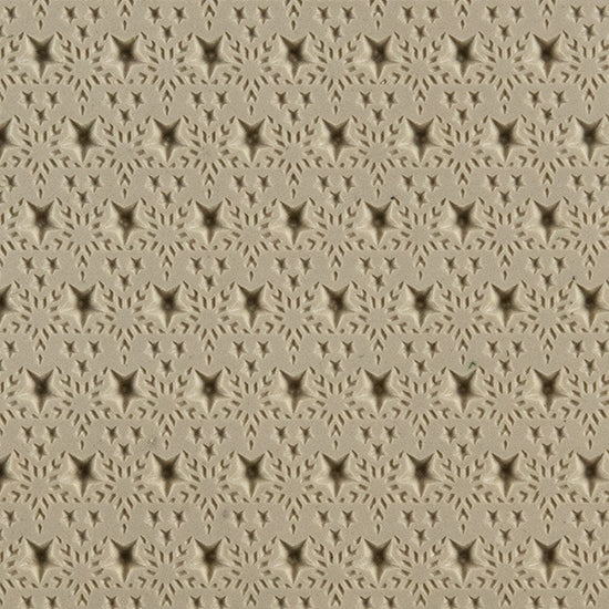 Texture Tile - Stars & Stripes Embossed. Beige Texture Tiles are flexible, washable and can be used with any soft clay. Spritz with CoolSlip or dust on Dry Powder Release for stick-free impressions when using metal clay and polymer clay.