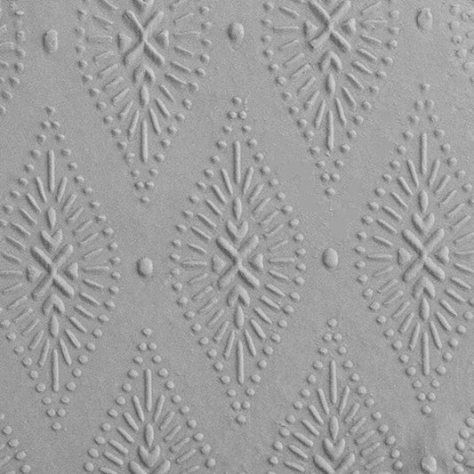 Texture Tile - Boho Glows Embossed sample rolled into clay