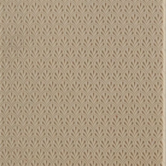 Texture Tile - Art Deco Wallpaper. Beige Texture Tiles are flexible, washable and can be used with any soft clay. Spritz with CoolSlip or dust on Dry Powder Release for stick-free impressions when using metal clay and polymer clay.