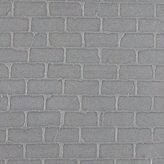 Texture Tile - Brick Wall sample rolled into clay