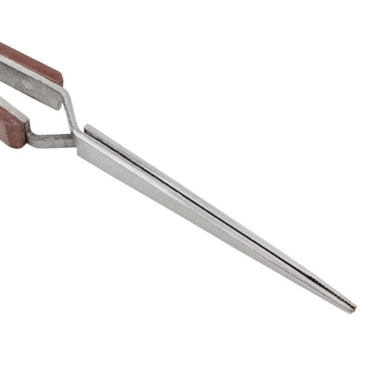 Tweezers - Fibergrip Cross Lock with wood handles