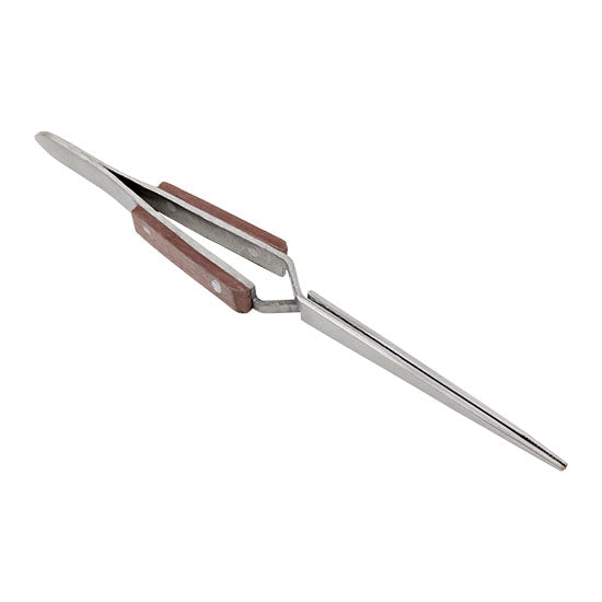 Tweezers - Fibergrip Cross Lock with wood handles