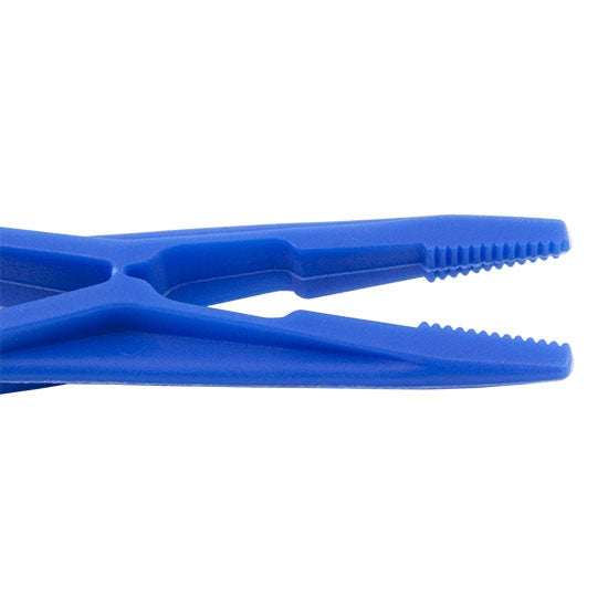 Tweezers - blue Plastic Hemostats