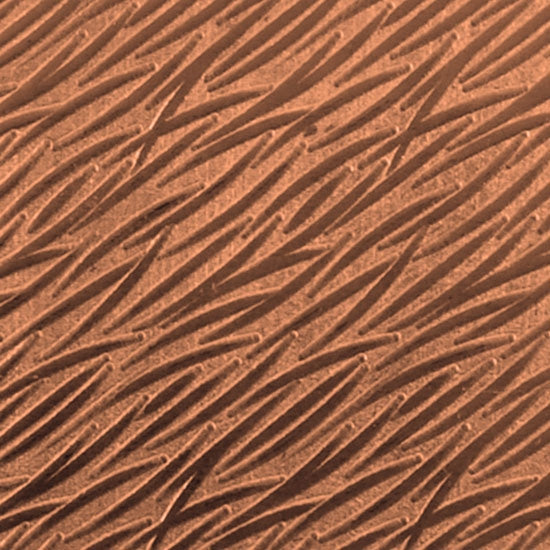 Textured Metal - Banana Leaves - Copper