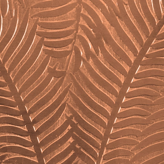 Textured Metal - Ferns or Feathers - Copper