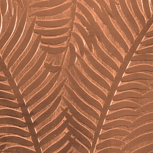 Textured Metal - Ferns or Feathers - Copper