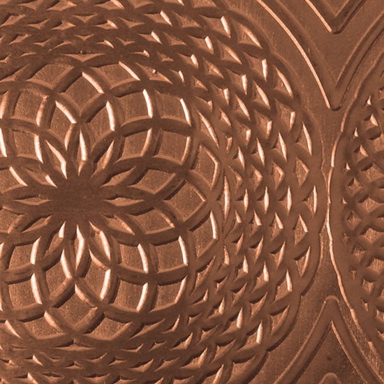 Textured Metal - Mandala - Copper