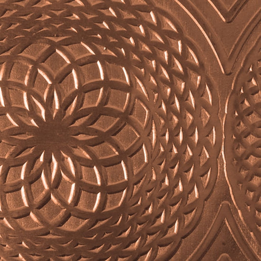 Textured Metal - Mandala - Copper