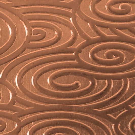 Textured Metal - Round About - Copper