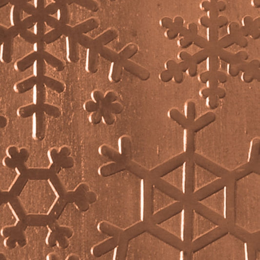 Textured Metal - Snow Day - Copper