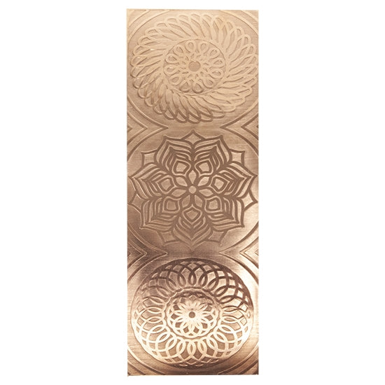 Textured Metal - Blooming Mandala copper