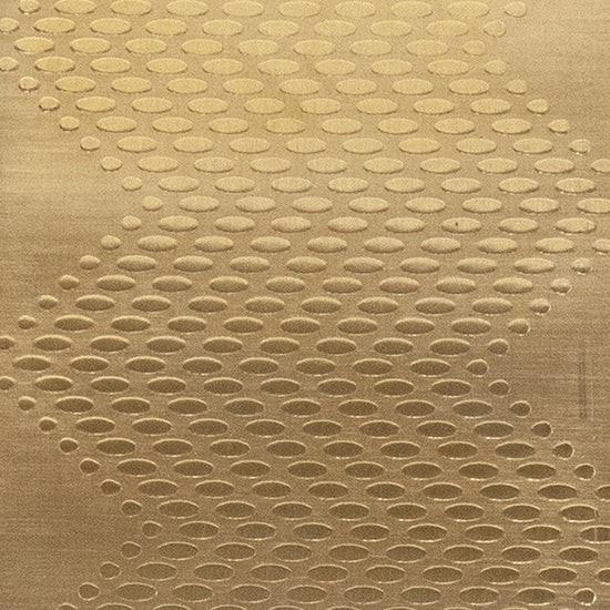 Textured Metal - Granulated Chevron bronze